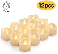 24//48PCS LED Kerzenlicht Weihnachten Elektrisch Flackernde Außen Kerze-Light DHL