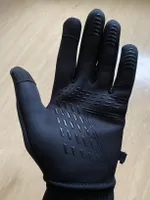 Fahrradhandschuhe Schwarz S-M, Thermo-Handschuhe , Touchscreen, winddicht, Herren & Damen, A0493