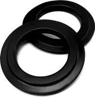 2 Stk. Universal-Lippendichtung 43 mm Durchmesser für Stopfenventil und Siebkörbchen - Ersatzteil: Dichtungsring Dichtung Abfluss-Ventildichtung