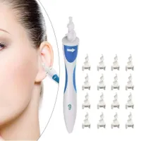 16 x Ear Cleaner Inteligentný špirálový čistič uší na odstraňovanie ušného mazu (modrý a biely)