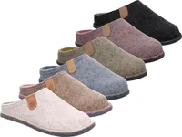 Rohde Damen Hausschuhe Pantoffeln Softfilz Lucca 6820, Größe:41 EU, Farbe:Grau