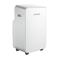 GUTFELS Klimagerät CM 61247 we | Mobiles Klimagerät | 12000 BTU / 3,4 kW Kühlleistung | 1450 W Leistung | Weiß