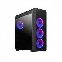 Chieftec GL-04B-OP Computer-Gehäuse Midi Tower Schwarz  CHIEFTEC Produktfarbe: Schwarz, Anzahl USB 3.2 Gen 1 (3.1 Gen 1) Typ-A Ports: 2, Typ: PC, Formfaktor: Midi Tower, Anzahl USB 2.0 Anschlüsse: 1, Unterstützte Motherboards Formfaktoren: ATX, micro ATX, Mini-ATX, Anzahl der 3,5" Erweiterungseinschübe: 2, Netzteil enthalten: Nein, Unterstützte Hard-Disk Drive Größen: 2.5,3.5 Zoll