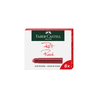 FABER-CASTELL Tintenpatronen Standard rot (6 Patronen)