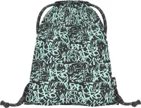 Baagl Turnbeutel für Junge,  Schuhbeutel für Kinder, Schule und Kindergarten Sportbeutel, Sportrucksack, Gymsack (Graffito)
