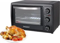 Beper 90.884 Piekarnik elektryczny o pojemności 30 litrów i mocy 1300 W Rura piekarnika Kuchenka Rura do pieczenia Rura do pieczenia