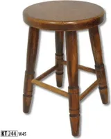 Hocker Holzhocker Sitzhocker Esszimmerhocker Buche Holz Massiv Braun 46 cm