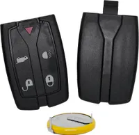 Auto Schlüssel Smartkey Funk Fernbedienung Sender 5 Tasten Gehäuse + LIR2025 Batterie kompatibel mit Land Rover