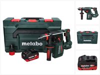 Metabo KH 18 LTX BL 24 Q Akku Kombihammer 18 V 2,2 J + 1x Akku 10,0 Ah + metaBOX - ohne Ladegerät