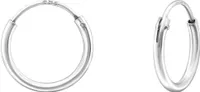 Creolen Ohrringe 925 Sterling Silber 10 mm