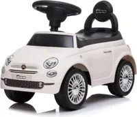 Fiat 500 jezdící auto - pro děti - od 1 do 3 let - jezdící auto - bílé