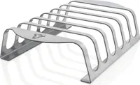 BBQ-Toro Edelstahl Rib Rack, Rippchenhalter für Spare Ribs, geeignet für 6 Rippchen, Grillzubehör