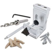 Pocket Hole Jig Kit Tool System Woodworking Screw Drill 850 EZ Heavy Duty