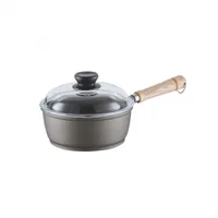 Berndes Bonanza Induction Stieltopf, mit Glasdeckel, Kochtopf, Topf, Induktion, Aluminium, Ø 18 cm, 071208