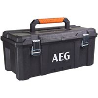 Packen Sie Schlagbohrmaschine + BL-Bohrer + 125 BL-Schleifer - AEG POWERTOOLS - mit Batterien und 37-l-Aufbewahrungsbox