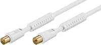 Anténny kábel S/CONN s maximálnou konektivitou a filtrom plášťového prúdu, pozlátené kontakty, 4-násobne tienený - CE > 110 dB, 10,0 m (80408)