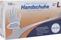 Handschuhe Einmal Latex gepudert L 100 St