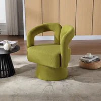 okwish 360° drehbarer Freizeitsessel Loungesessel Polsterstuhl Relaxsessel, Grün