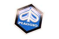 Emblem Piaggio Vespa blau schwarz 31 mm