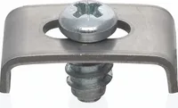 Pyramis 6 Befestigungselemente für Unterbau-Spülen Metall
