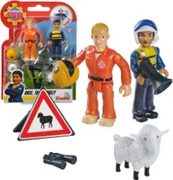Rose, Tom, Wolly | Spiel-Figuren Set | Feuerwehrmann Sam | Simba