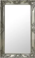 vidaXL Wandspiegel im Barock-Stil 50x80 cm Silbern