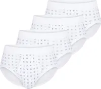 Schiesser 4er Pack Baumwolle Essentials Feinripp Slip / Unterhose Besonders strapazierfähig und langlebig, Komfortabler Softbund und Eingriff, In hochwertiger, bequemer Feinripp-Qualität