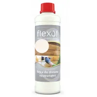 Bílá lazura na dřevo v exteriéru na vodní bázi 0,5 l 500 ml Flexol