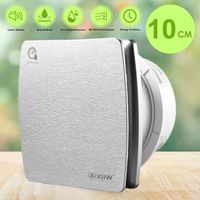 Badlüfter Wandlüfter Mit Rückflussleitblech Ventilator Deckenlüfter Dunstabzug Feuchtesensor CE Timer IPX4