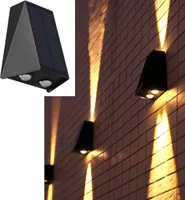 Solarleuchte Wandstrahler helle Wandlampe kabellos UP Down Außenleuchte Wandlampe 3,7V 1300mAh hochwertig