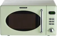 WOLKENSTEIN Retro kuchenka mikrofalowa Kuchenka mikrofalowa WMW720 SG Green 700 Watt