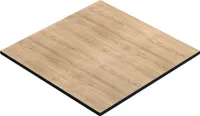 COMPACT | Gastro HPL Tischplatte | B:T 70 x 70 cm | Eiche | Quadratisch | Gastro HPL Tischplatte