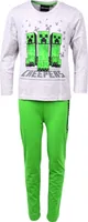 Schlafanzug Minecraft Creeper Grau 134 cm
