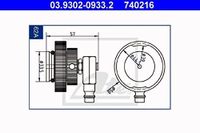 ATE 03.9302-0933.2 Entl?fterstutzen