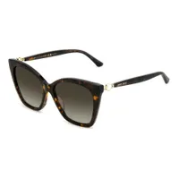 Jimmy Choo RUA/G/S 086 HAVANA 56/18/145 Damen Sonnenbrillen