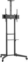 SpeaKa Professional TV-Rollwagen Höhenverstellbar 94,0 cm (37) - 177,8 cm (70) Bodenständer, Neigbar