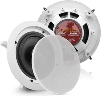 Pyle Deckenlautsprecher, 200W- Einbaulautsprecher, Deckenlautsprecher Bluetooth, Wandlautsprecher, Ceiling Speaker, 16.5cm