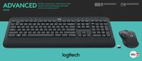 LOGITECH MK545 TASTATURã€… QWERTZ DE