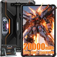 OUKITEL RT8 Outdoor Tablet 20000mAh 12GB+256GB G99, 11 Zoll FHD+ Rugged Tablet 48MP+32MP Android 14 Gaming Tablet NFC 4G Dual SIM/5G WiFi, Orange