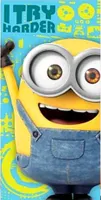 Minions Badetuch Strandtuch - Kinder Strandlaken 70 x 140 cm aus Baumwolle