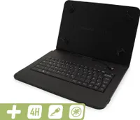 Schutzhülle inkl. USB-Tastatur für 10,5" Samsung Galaxy Tab S5e inklusive matter AntiReflexfolie in Schwarz