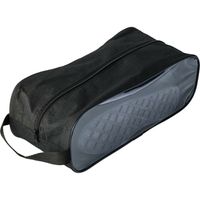 Schuhtasche mit Reißverschluss schwarz Schuhaufbewahrung Schuhbeutel Reisetasche 