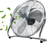 Podlahový ventilátor Echos Ø45 cm | Výkonný větrný stroj | Ochlazovač vzduchu | Stojanový ventilátor | Ochlazovač místností | 100 Wattů