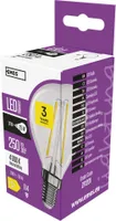 EMOS LED žárovka Filament Mini Globe / E14 / 1,8 W (25 W) / 250 lm / neutrální bílá, ZF1201