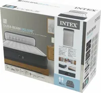 Materac dmuchany z pompką elektryczną 236 x 152 x 86 (46) cm INTEX 64448