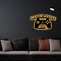 Led Gaming Zone Schild - Gamer Geschenke Zimmer Beleuchtung Wand Deko Lampe