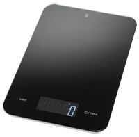 WMF Digitale Küchenwaage Backwaage Haushaltswaage schwarz grammgenau hohe Präzision 5kg Maximalgewicht