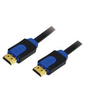 LogiLink HDMI-Kabel Ethernet A -> A St/St  1.00m Gold
