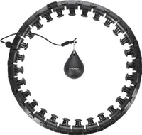 Masážní hula hop HMS HHW12 plus size se závažím černá