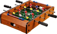 GAMESPLANET® Mini Kicker DUNDEE 51x31x8cm, helles Holzdekor